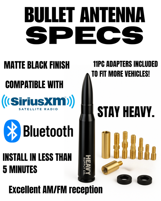 .50 Caliber Bullet Antenna